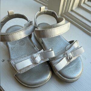 Stride Rite White Kids Sandals